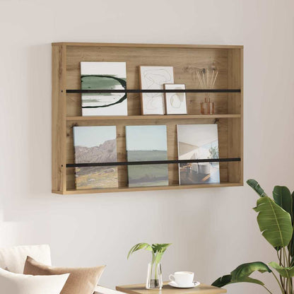 Scaffale per riviste Rovere artigianale 100 x 12 x 70 cm