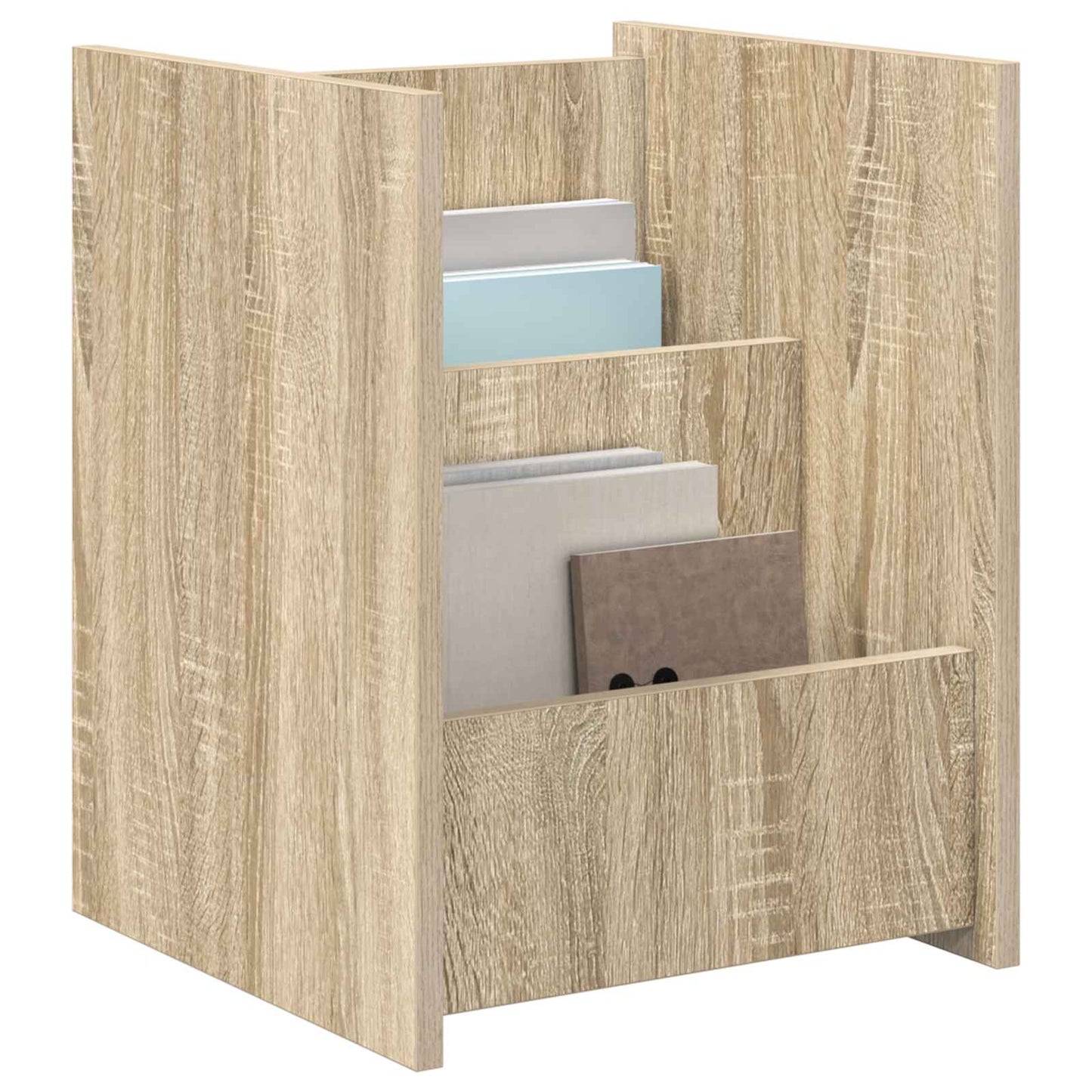 Scaffale per riviste Rovere Sonoma 35 x 35 x 45 cm