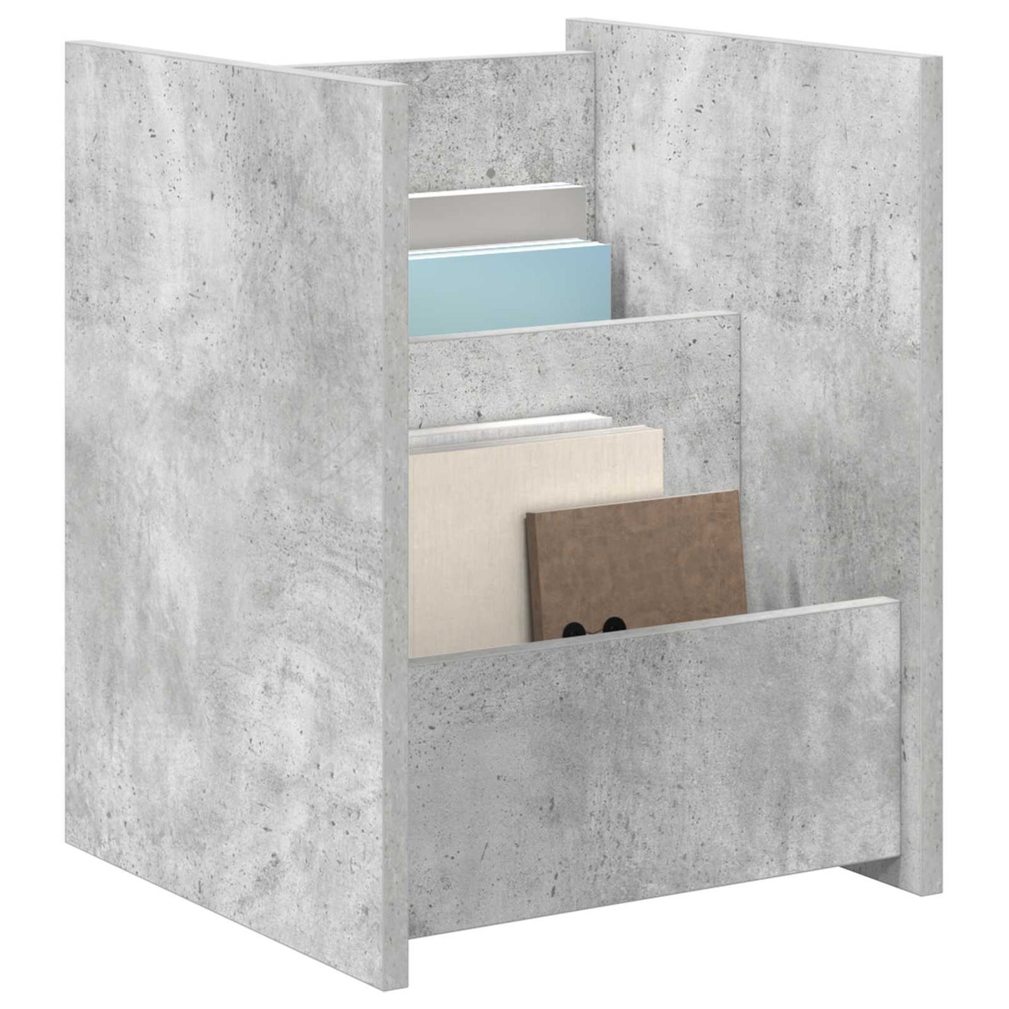 Scaffale per riviste Grigio ConcretÃ¨ 35 x 35 x 45 cm