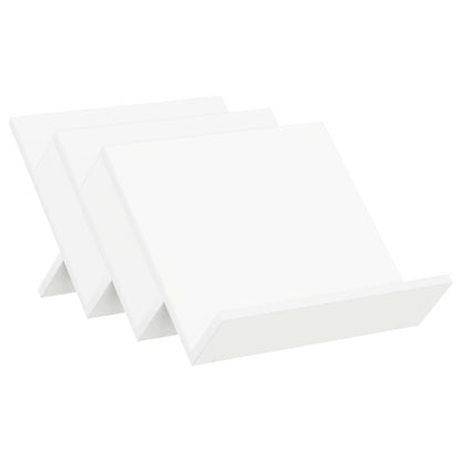 Scaffale per riviste Bianco 53 x 40 x 28.5 cm Legno multistrato