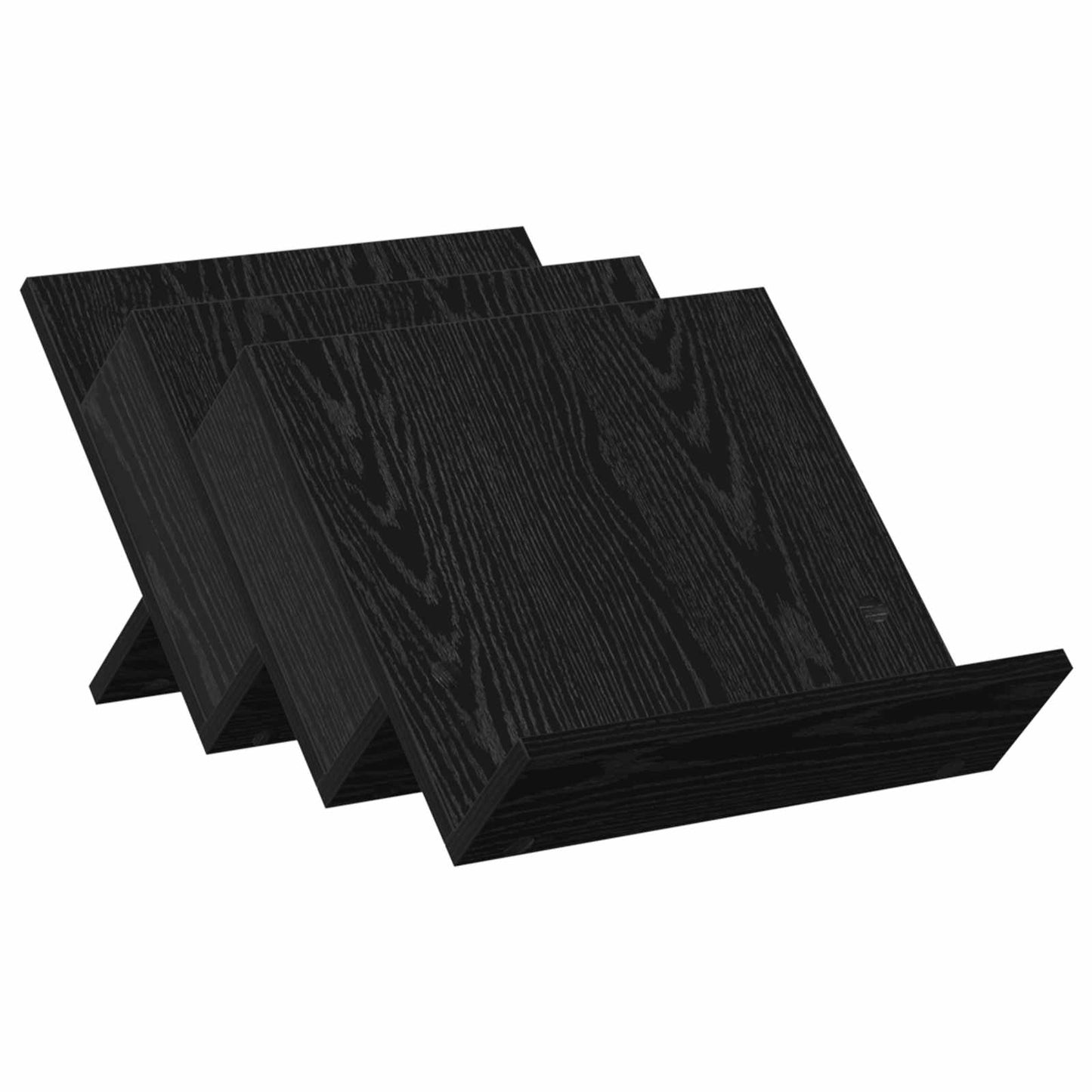 Scaffale per riviste Rovere Nero 53 x 40 x 28.5 cm