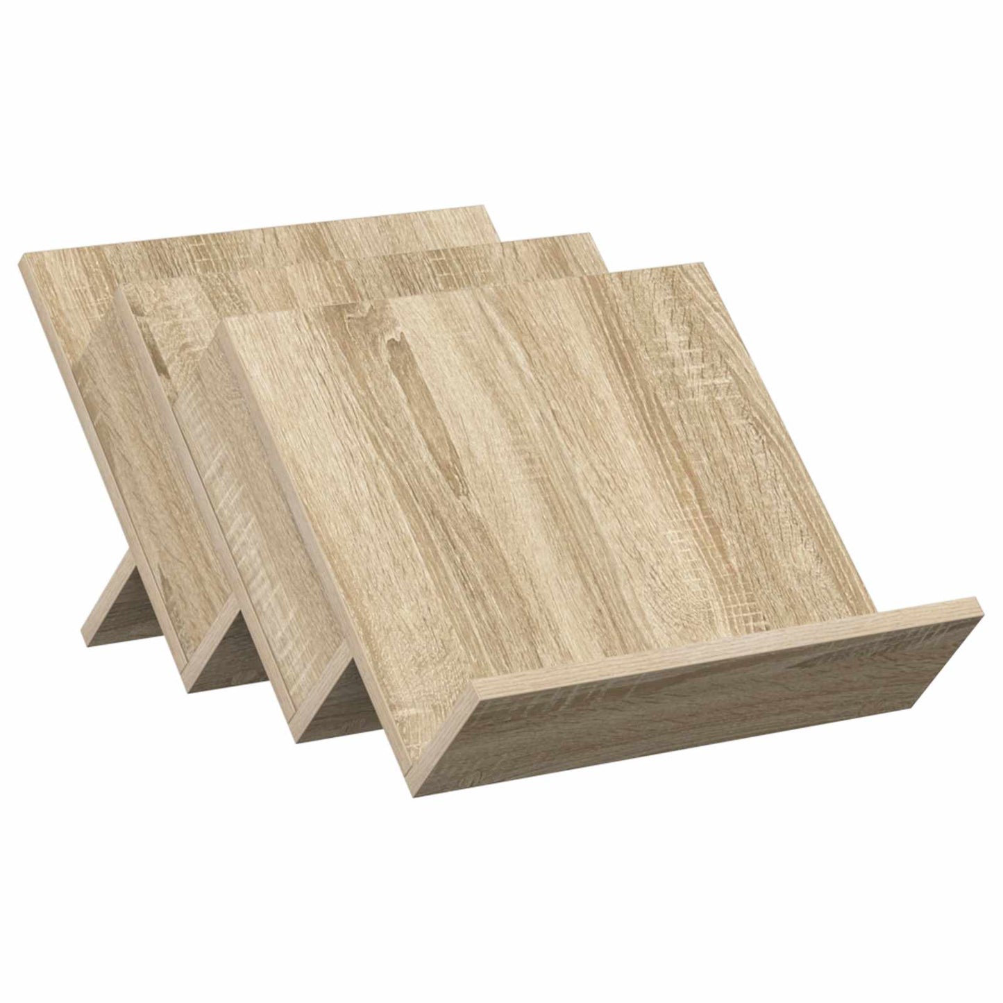 Scaffale per riviste Rovere Sonoma 53 x 40 x 28.5 cm