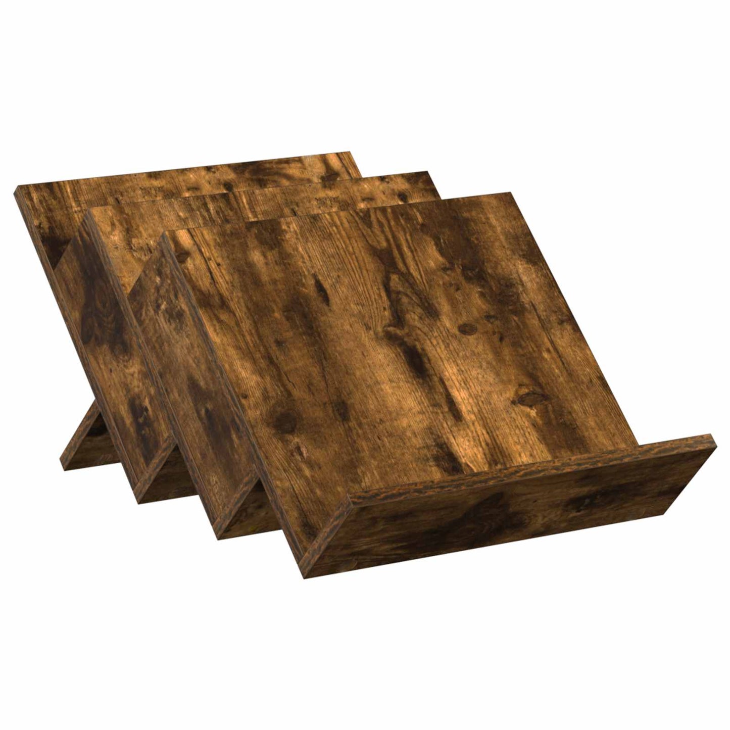 Scaffale per riviste Rovere fumÃ© 53 x 40 x 28.5 cm