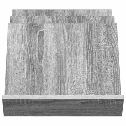 Scaffale per riviste Grigio Sonoma 53 x 40 x 28.5 cm