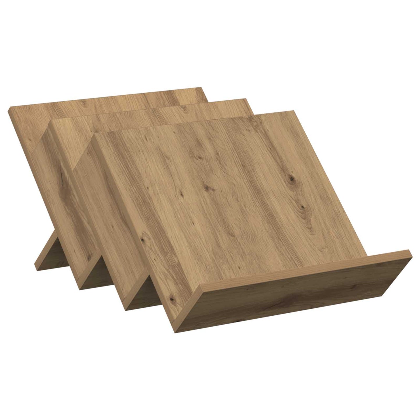Scaffale per riviste Rovere artigianale 53 x 40 x 28.5 cm
