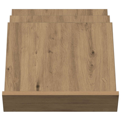 Scaffale per riviste Rovere artigianale 53 x 40 x 28.5 cm
