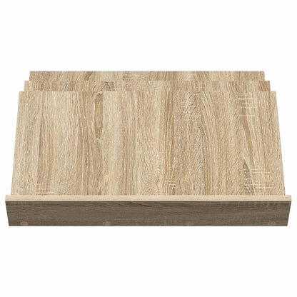 Scaffale per riviste Rovere Sonoma 65 x 53 x 28,5 cm