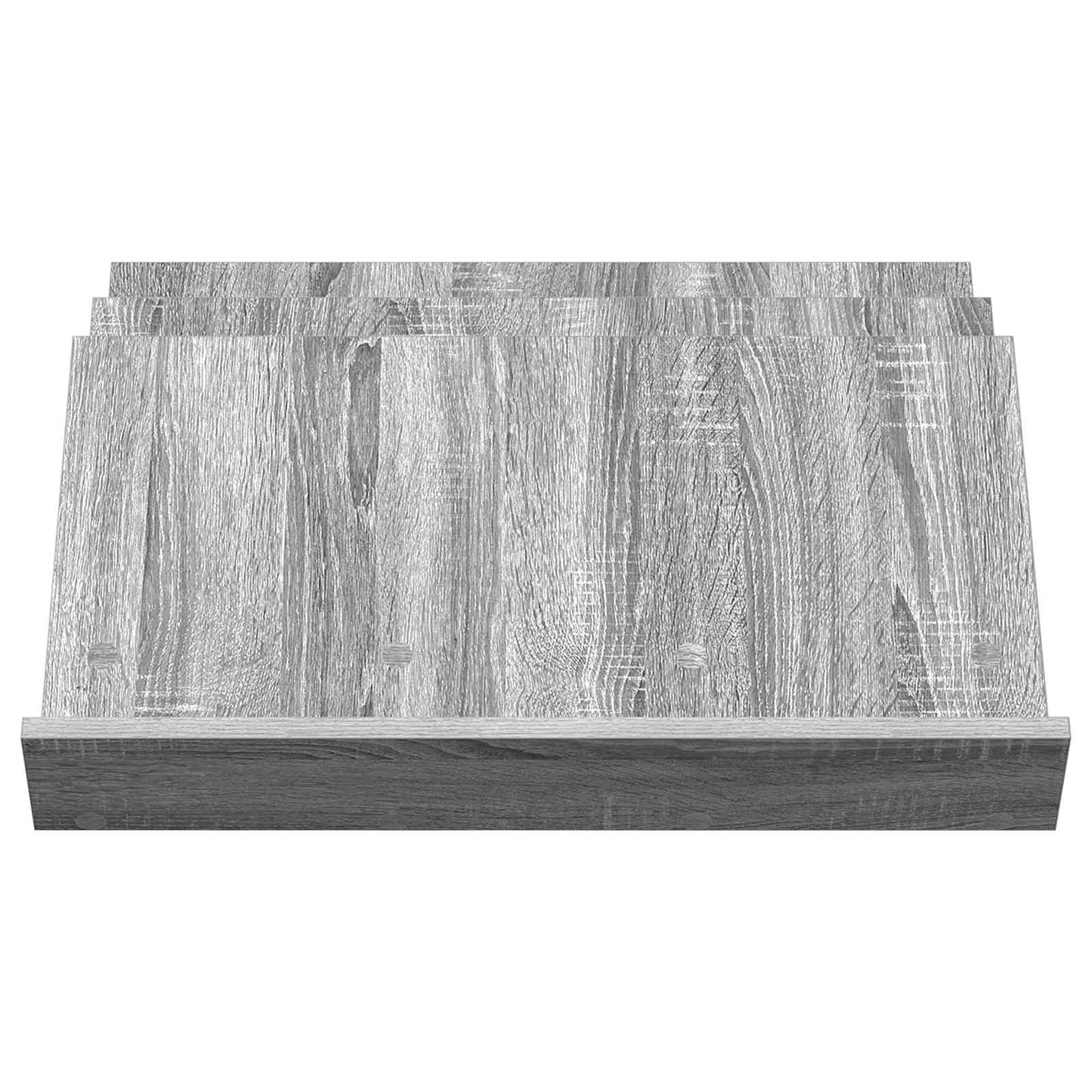 Scaffale per riviste Grigio Sonoma 65 x 53 x 28,5 cm