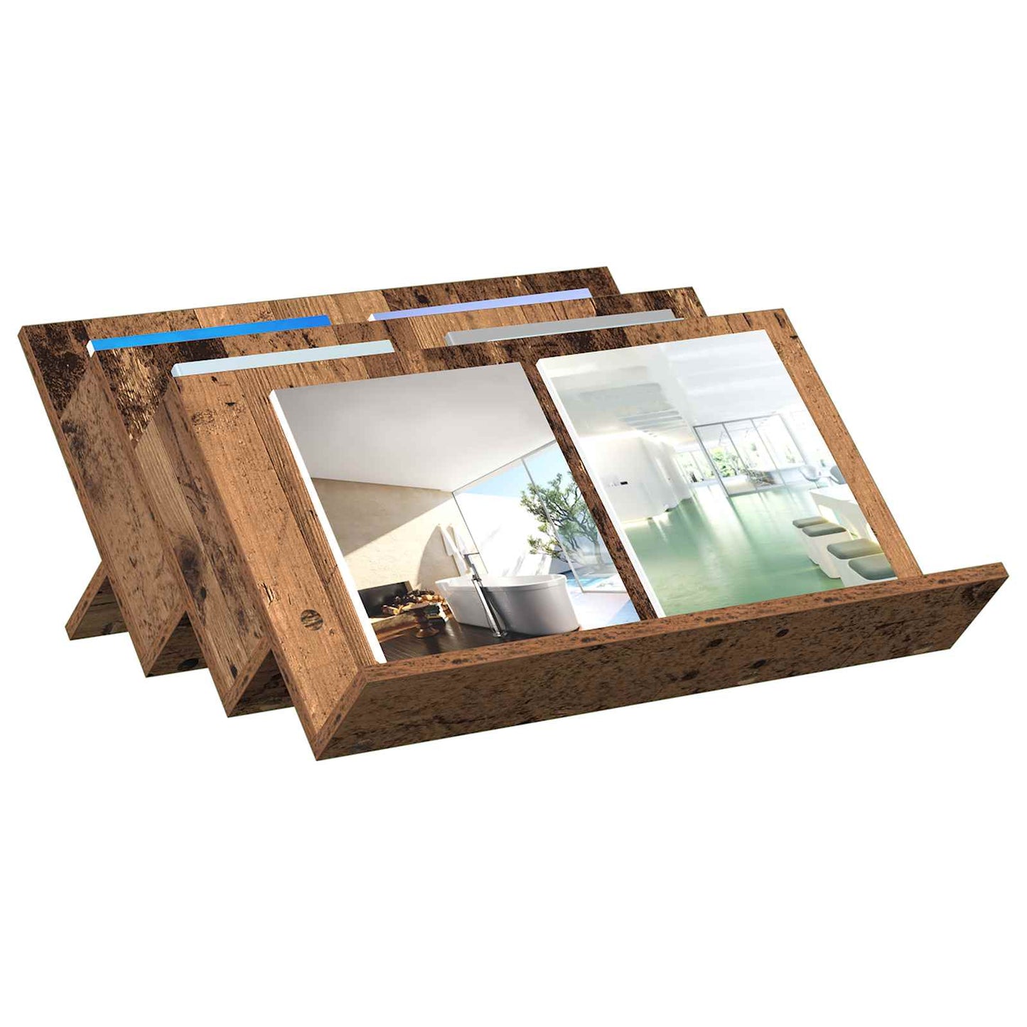 Scaffale per riviste Legno vecchio 65 x 53 x 28,5 cm
