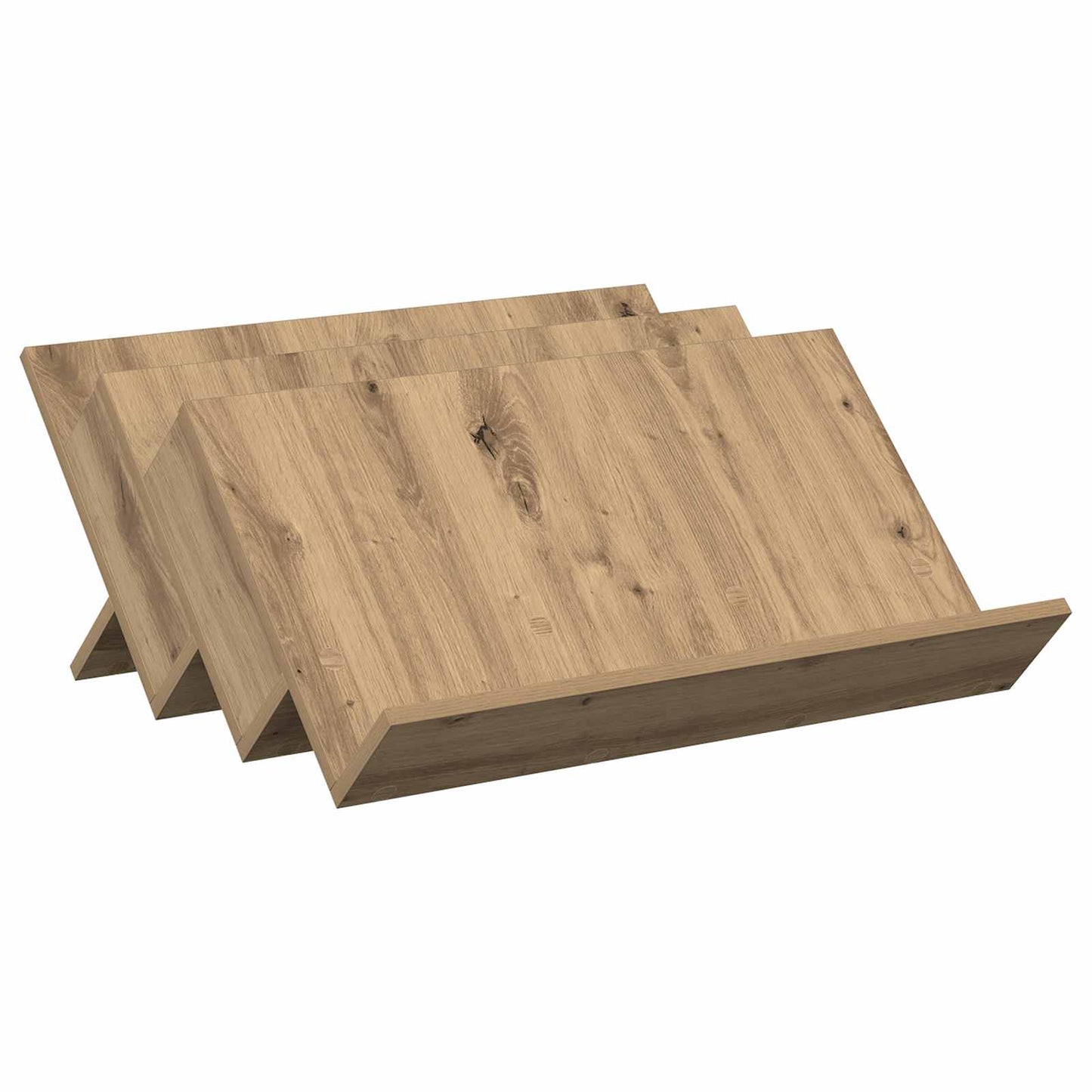 Scaffale per riviste Rovere artigianale 65 x 53 x 28,5 cm