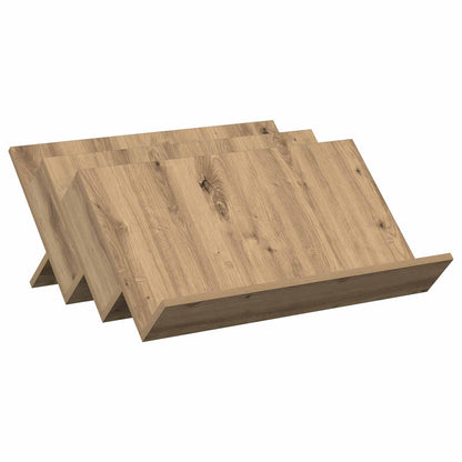 Scaffale per riviste Rovere artigianale 65 x 53 x 28,5 cm