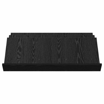 Scaffale per riviste Rovere Nero 90 x 53 x 28,5 cm