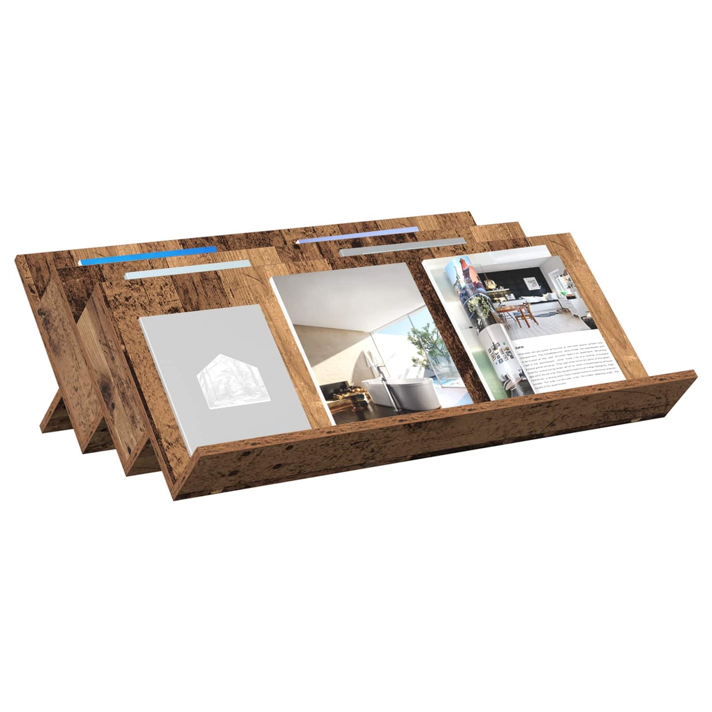 Scaffale per riviste Legno vecchio 90 x 53 x 28,5 cm