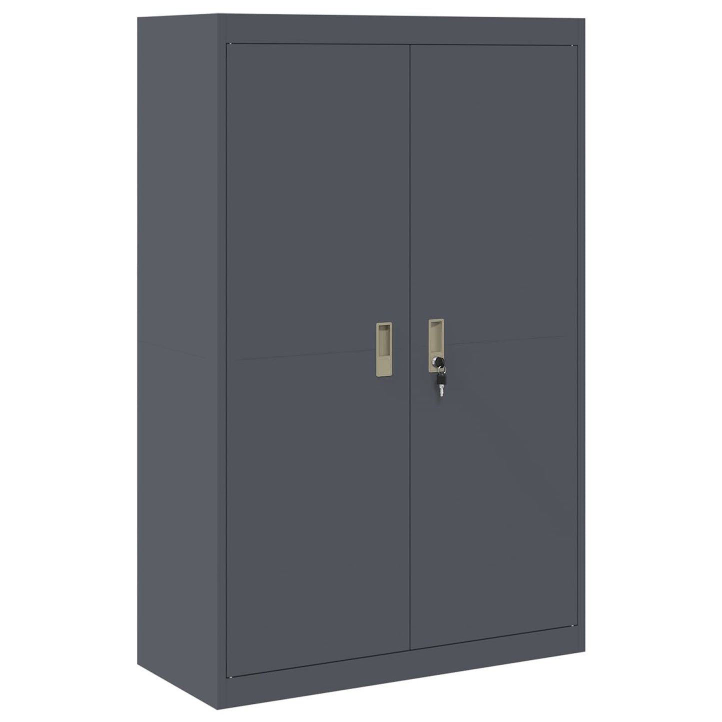 Armadio Antracite 90 x 40 x 140 cm Acciaio