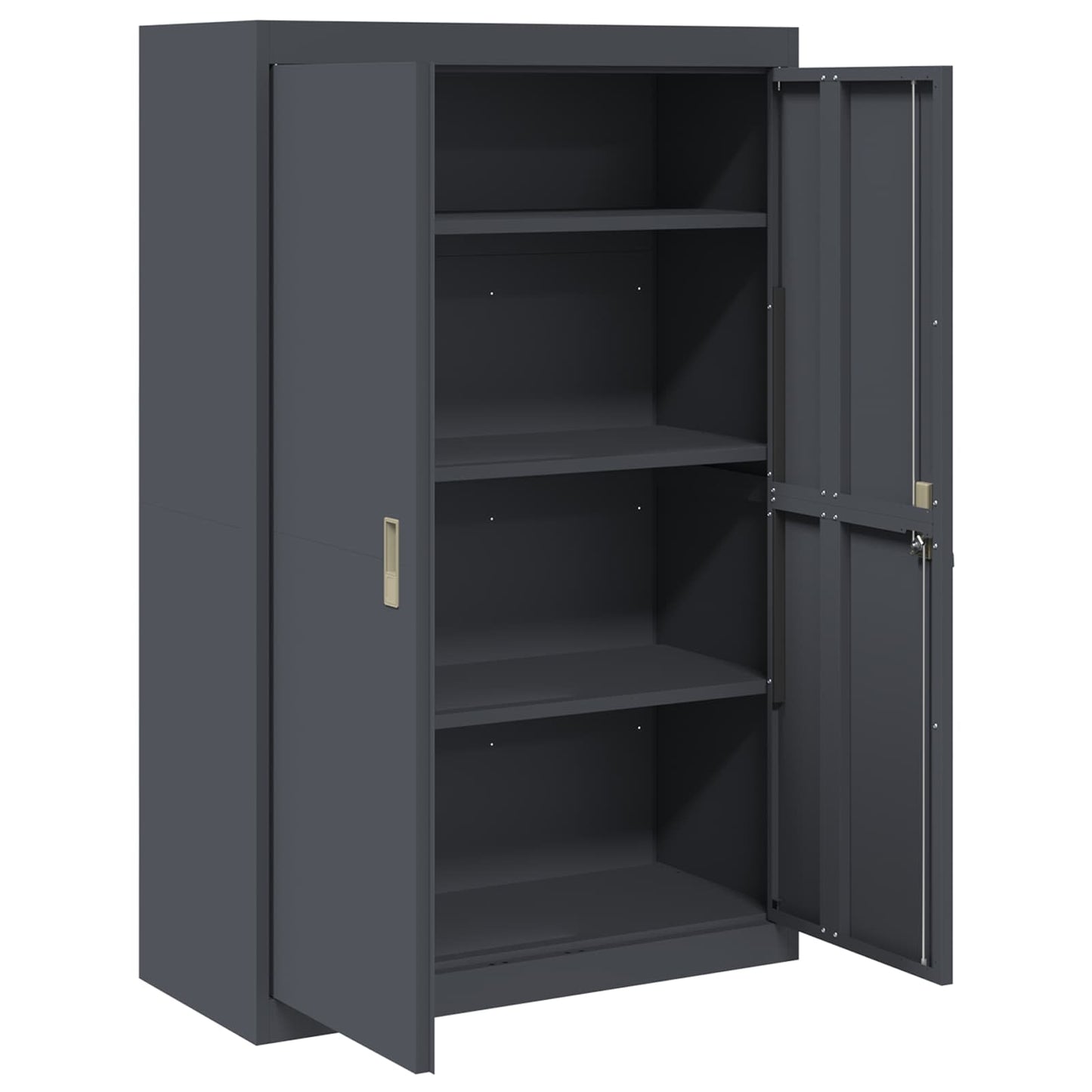 Armadio Antracite 90 x 40 x 140 cm Acciaio