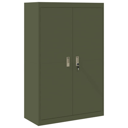 Armadio Verde oliva 90 x 40 x 140 cm Acciaio