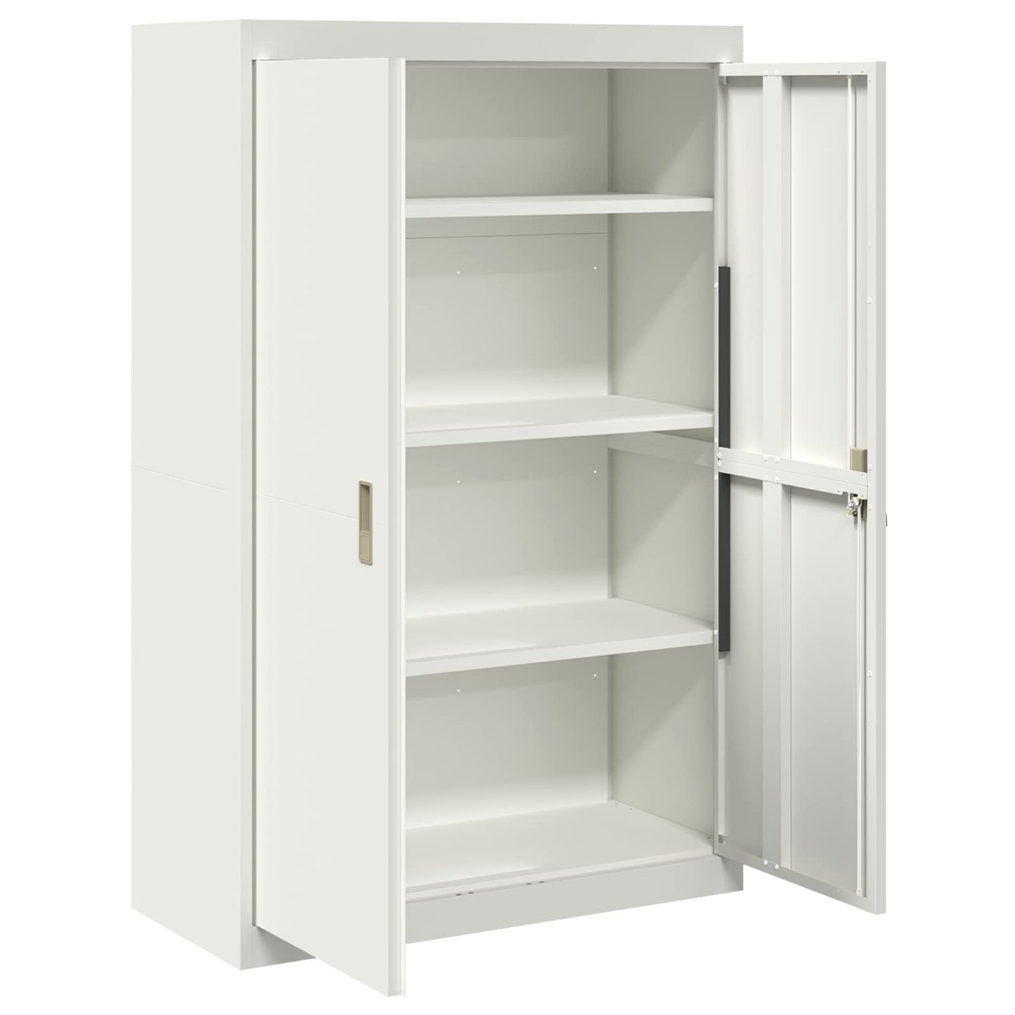 Armadio Bianco 90 x 40 x 140 cm Acciaio