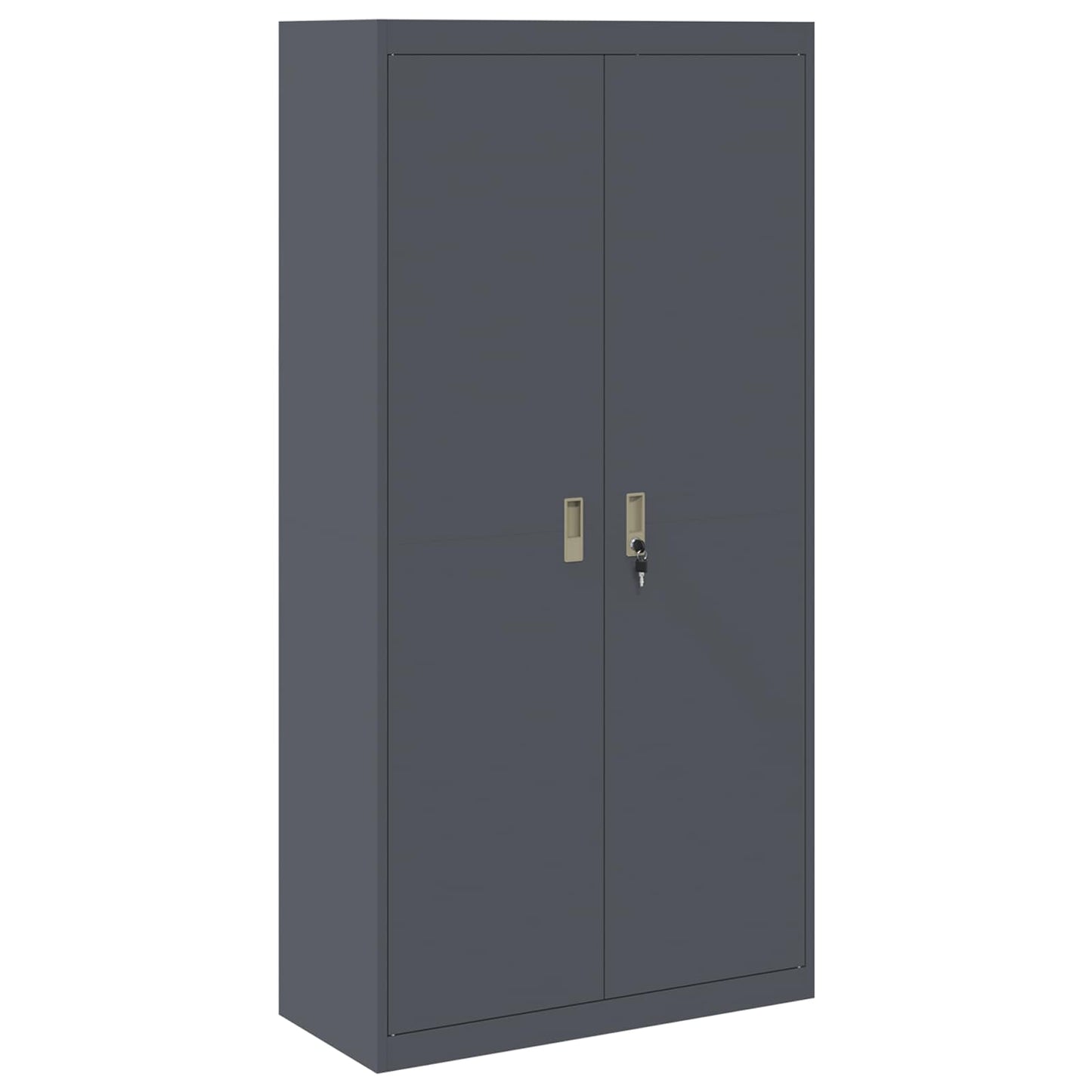 Armadio Antracite 90 x 40 x 180 cm Acciaio