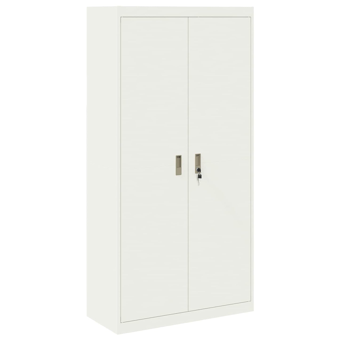 Armadio Bianco 90 x 40 x 180 cm Acciaio