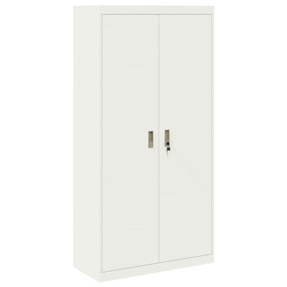 Armadio Bianco 90 x 40 x 180 cm Acciaio