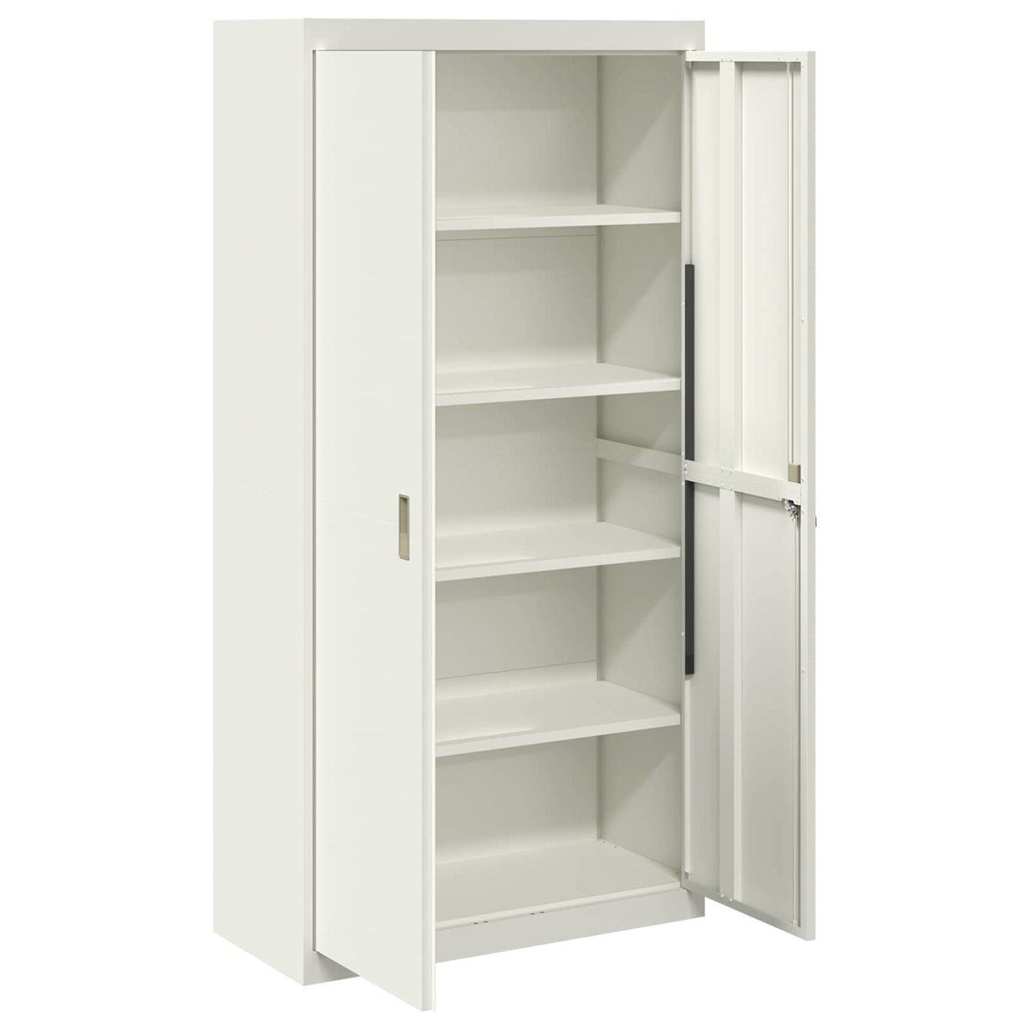 Armadio Bianco 90 x 40 x 180 cm Acciaio