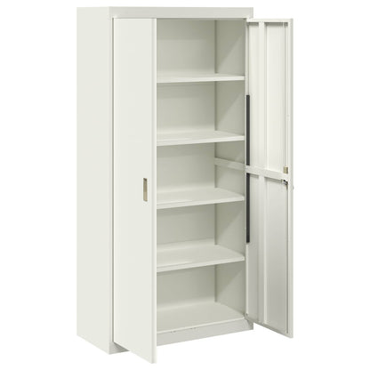 Armadio Bianco 90 x 40 x 180 cm Acciaio