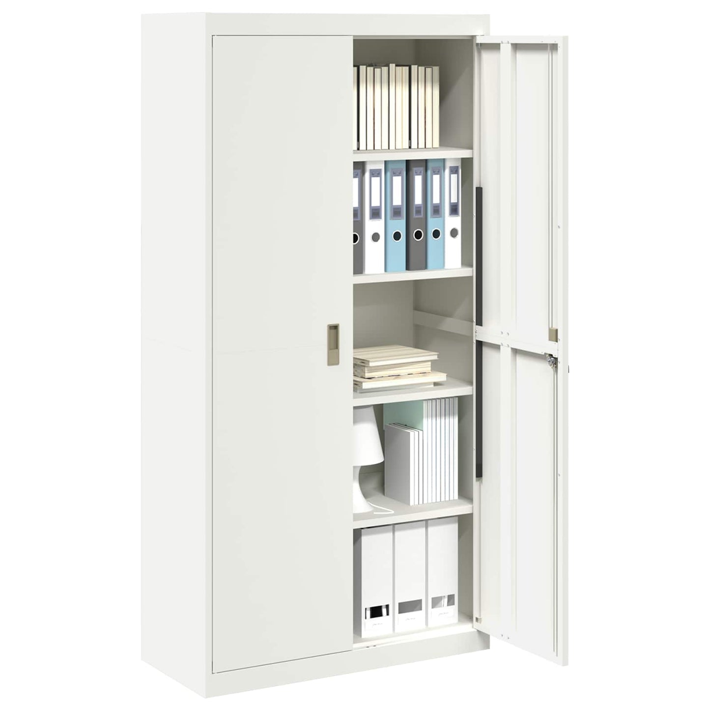 Armadio Bianco 90 x 40 x 180 cm Acciaio