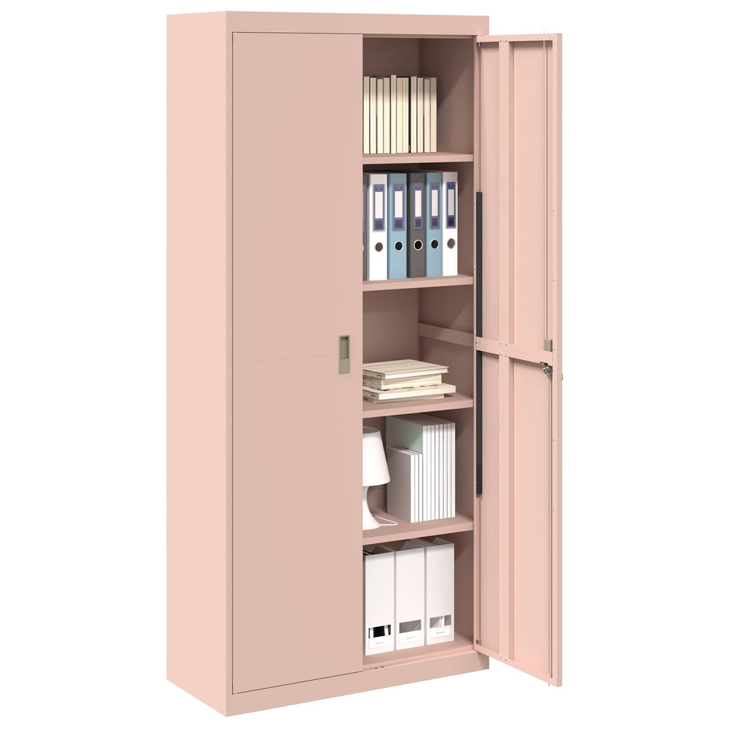 Armadio Rosa 90 x 40 x 200 cm Acciaio