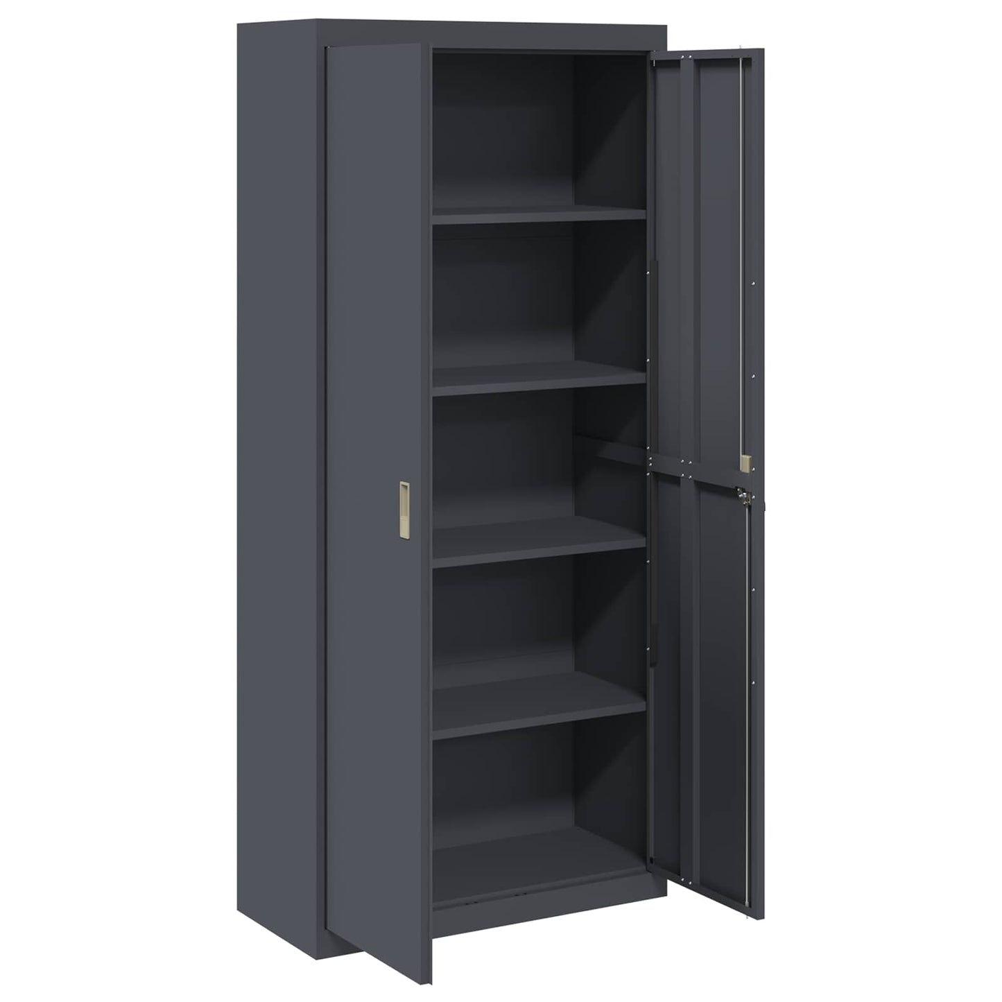 Armadio Antracite 90 x 40 x 200 cm Acciaio
