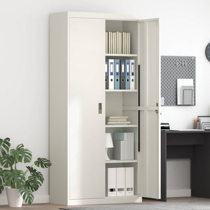 Armadio Bianco 90 x 40 x 200 cm Acciaio