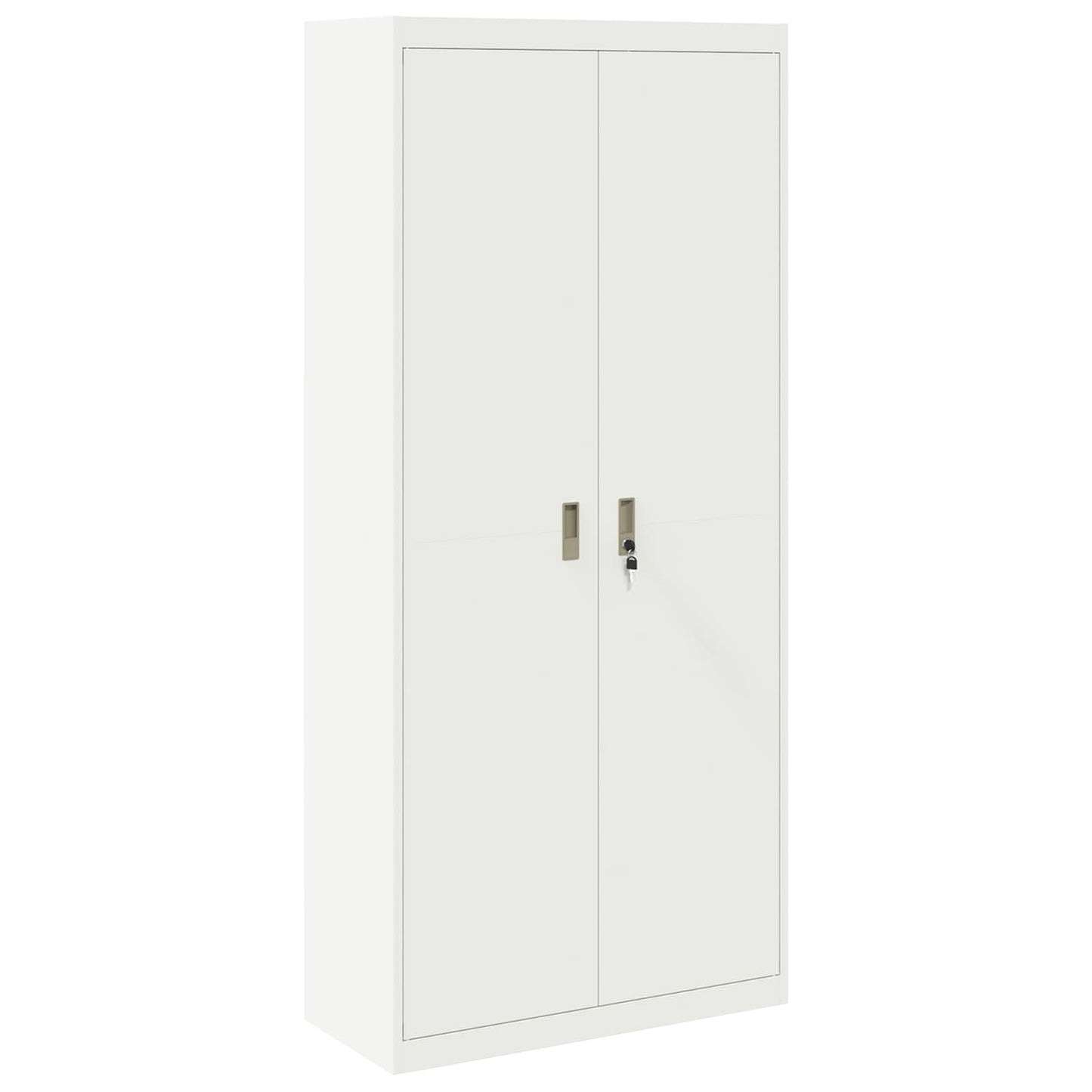 Armadio Bianco 90 x 40 x 200 cm Acciaio