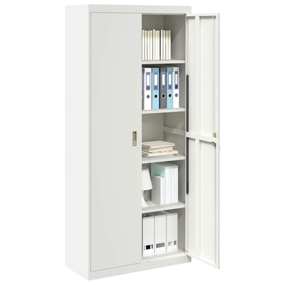 Armadio Bianco 90 x 40 x 200 cm Acciaio