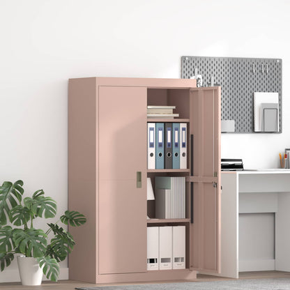 Armadio Rosa 80 x 40 x 140 cm Acciaio