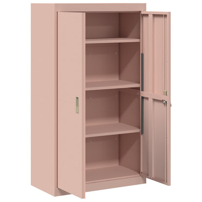 Armadio Rosa 80 x 40 x 140 cm Acciaio
