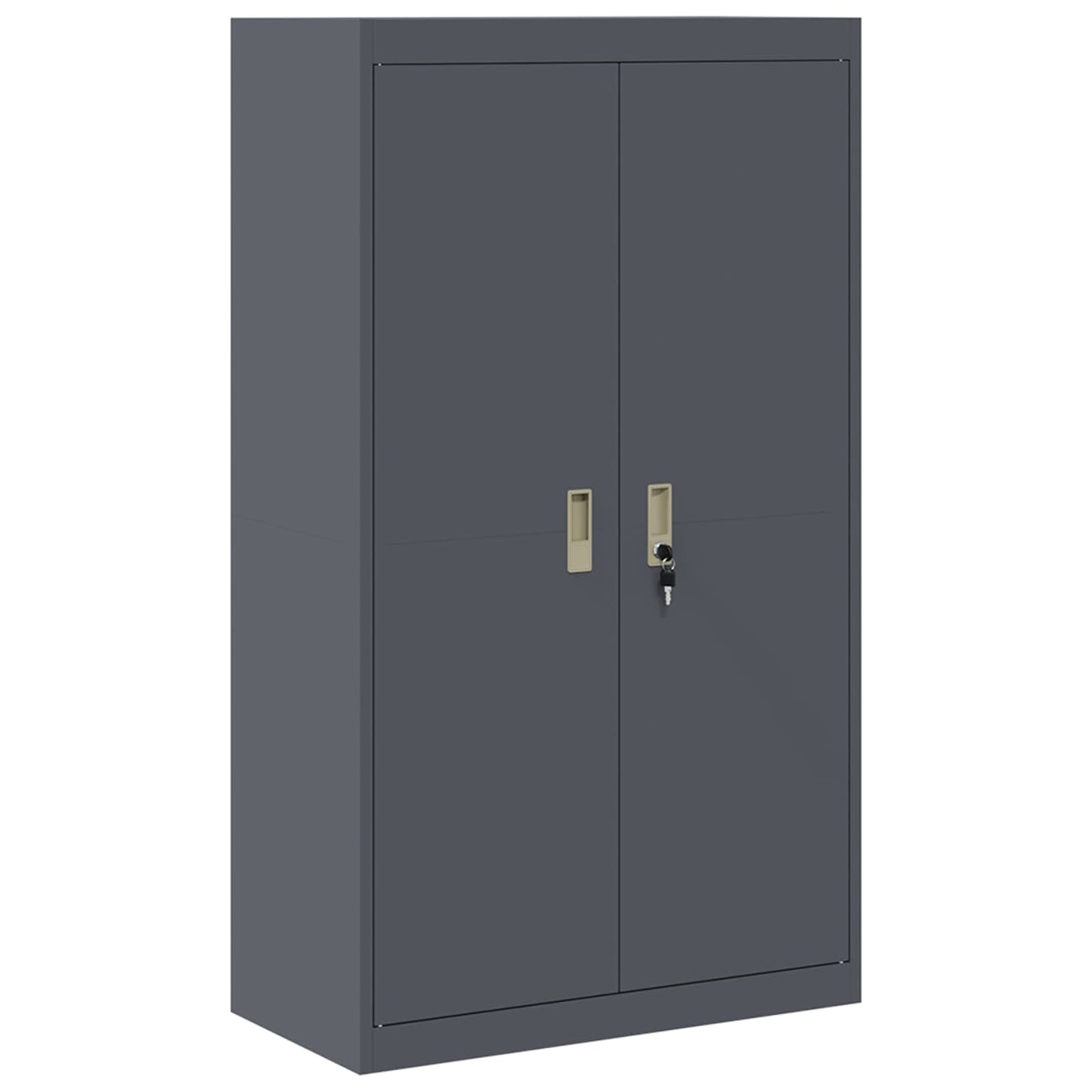 Armadio Antracite 80 x 40 x 140 cm Acciaio