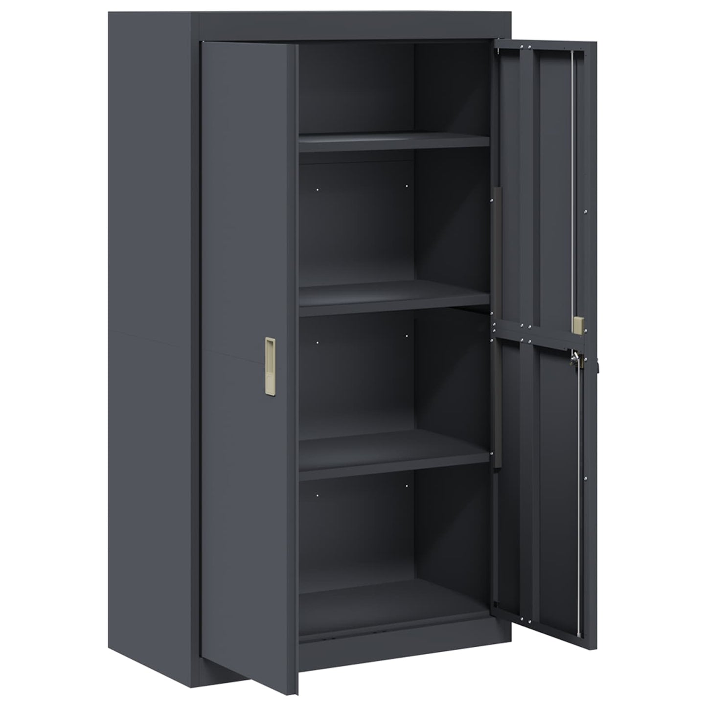 Armadio Antracite 80 x 40 x 140 cm Acciaio