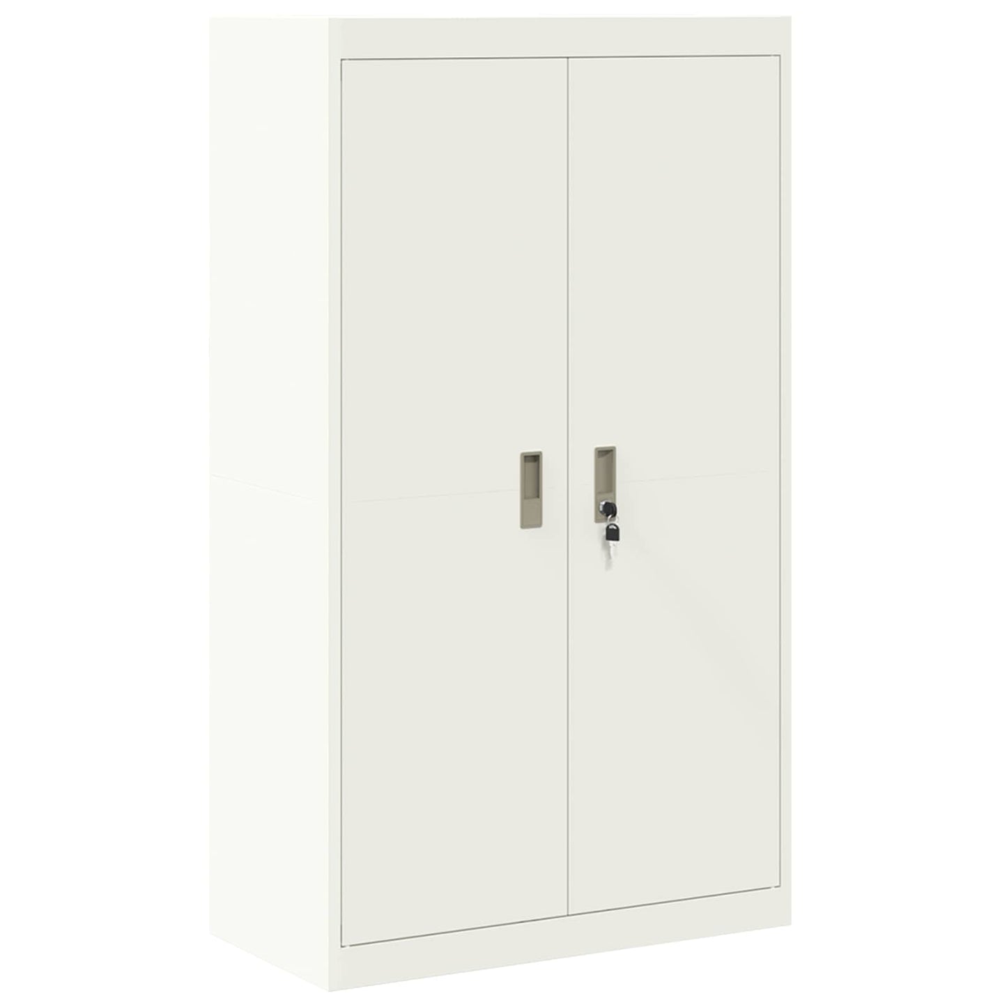 Armadio Bianco 80 x 40 x 140 cm Acciaio