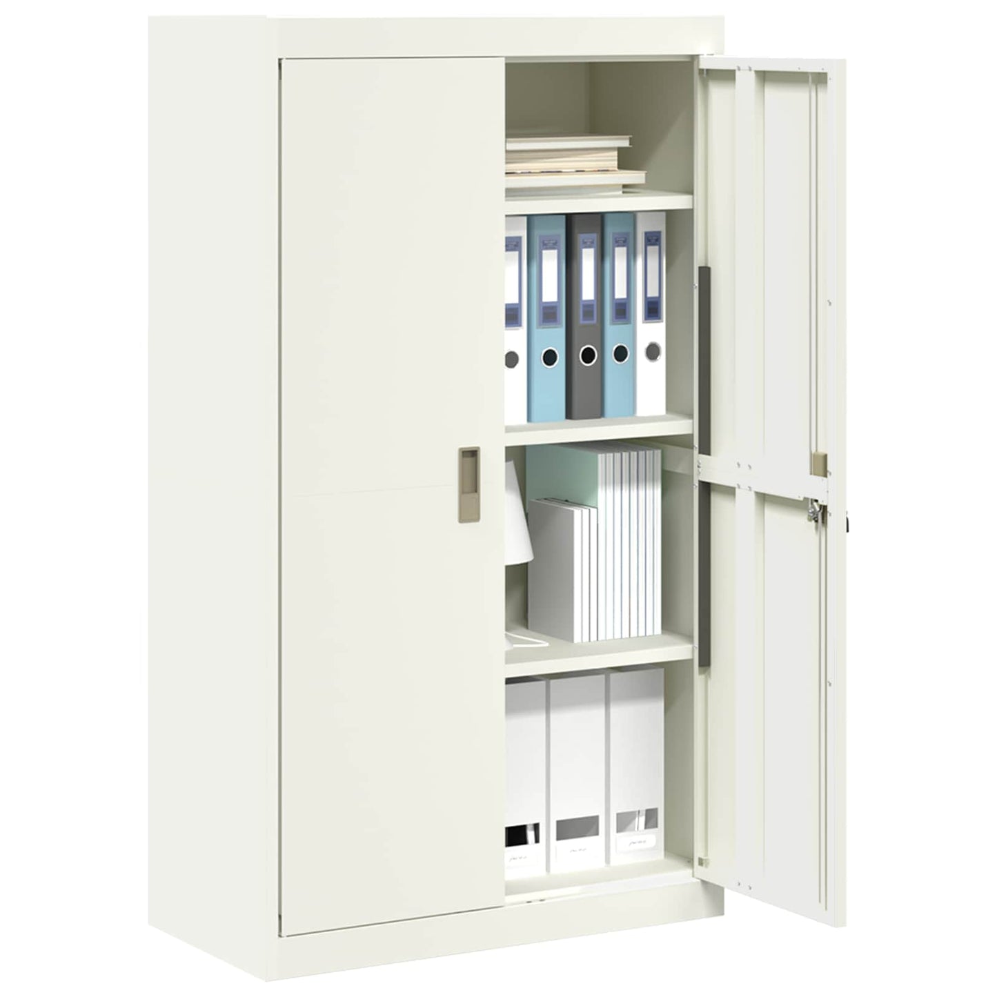 Armadio Bianco 80 x 40 x 140 cm Acciaio