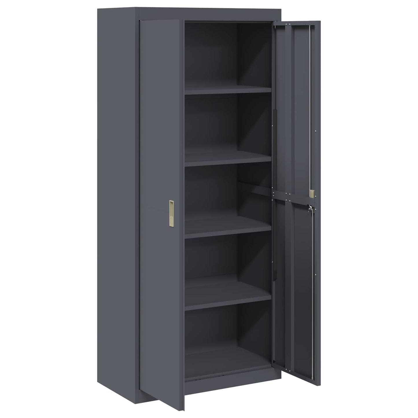 Armadio Antracite 80 x 40 x 180 cm Acciaio