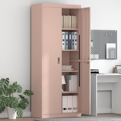 Armadio Rosa 80 x 40 x 200 cm Acciaio