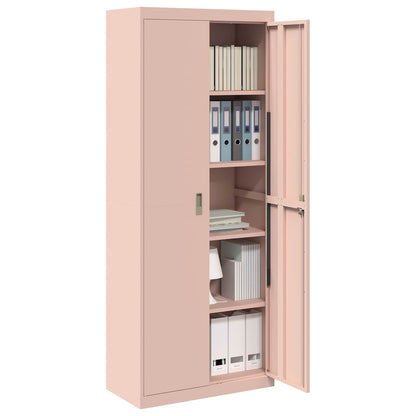 Armadio Rosa 80 x 40 x 200 cm Acciaio