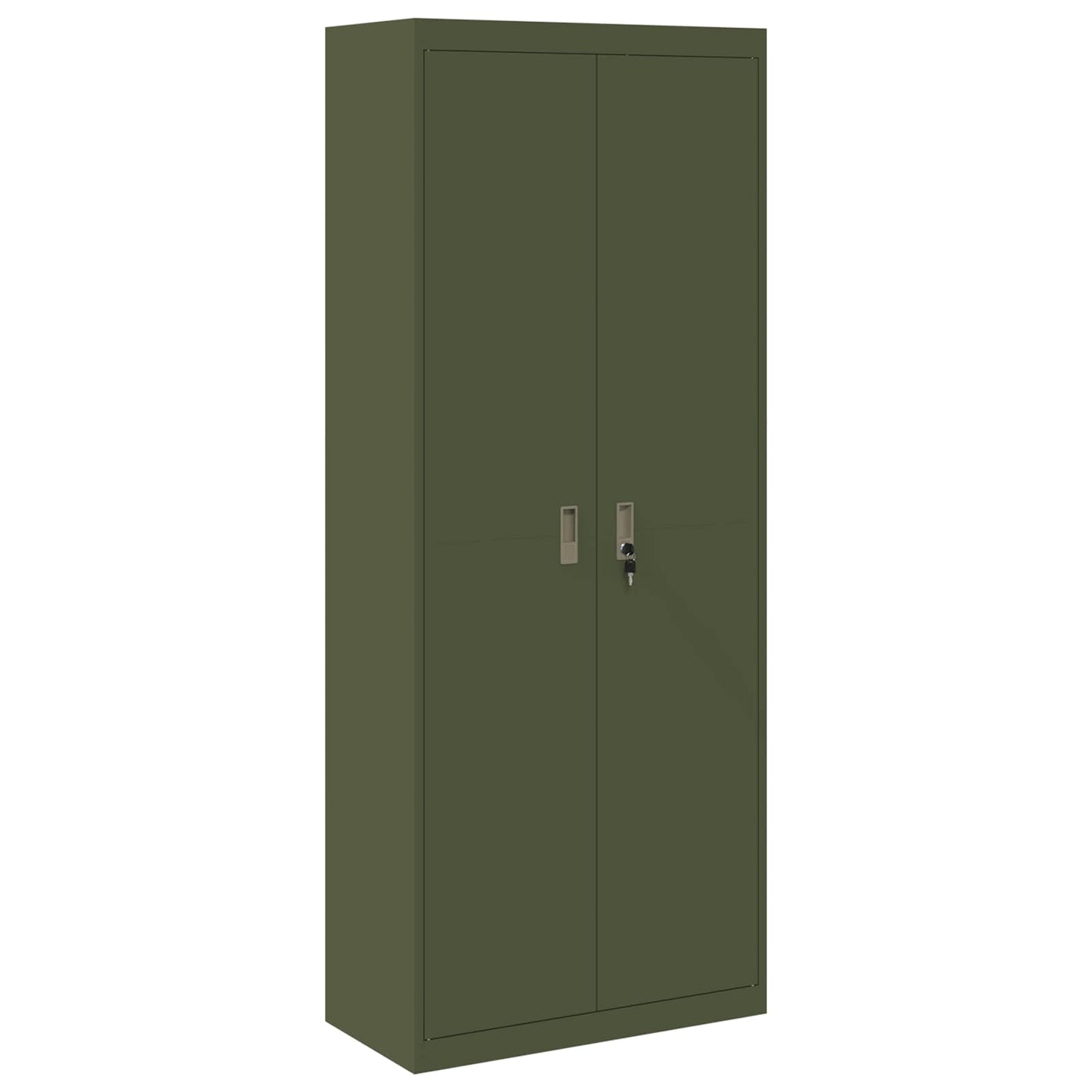 Armadio Verde oliva 80 x 40 x 200 cm Acciaio