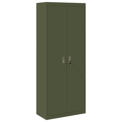 Armadio Verde oliva 80 x 40 x 200 cm Acciaio