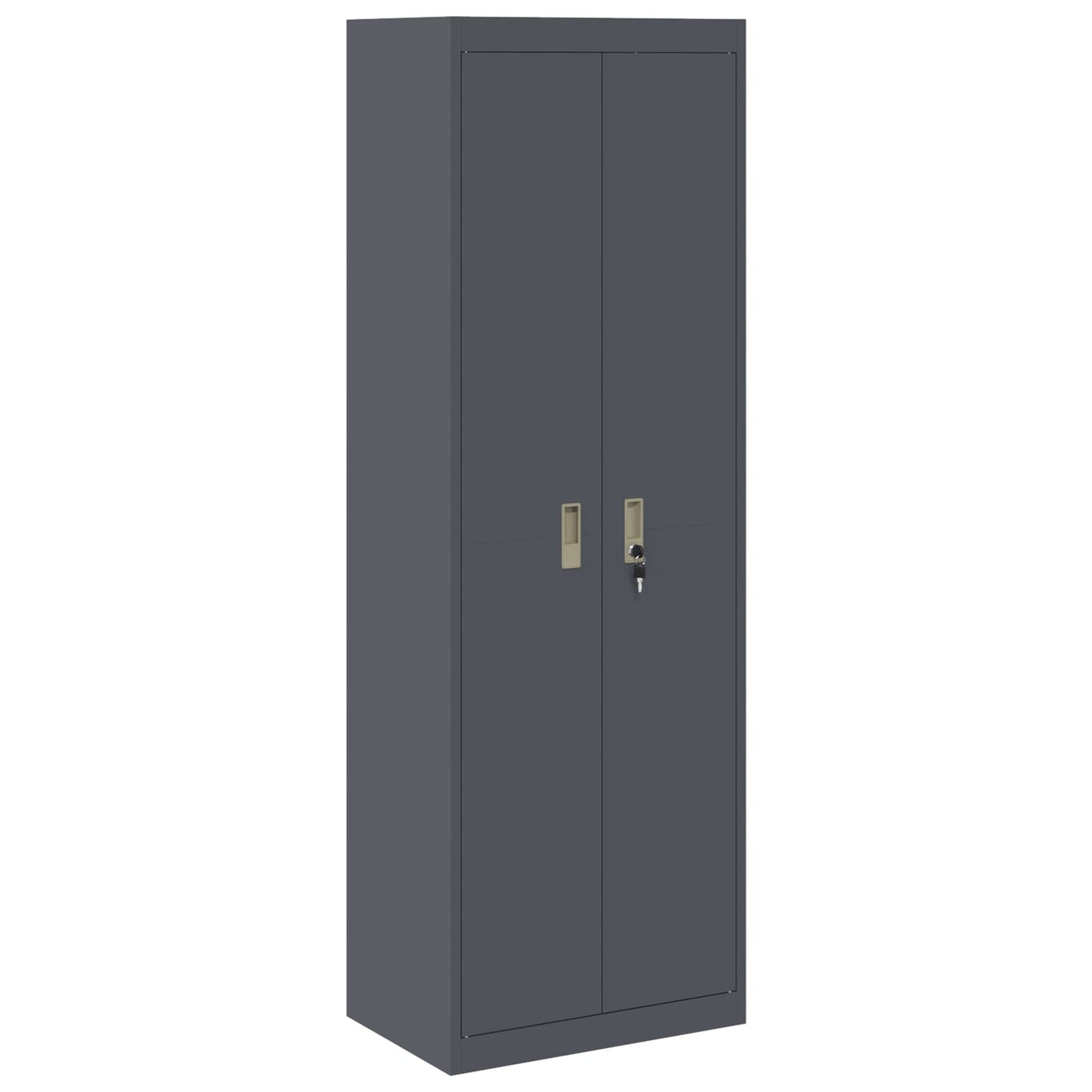 Armadio Antracite 60 x 40 x 180 cm Acciaio