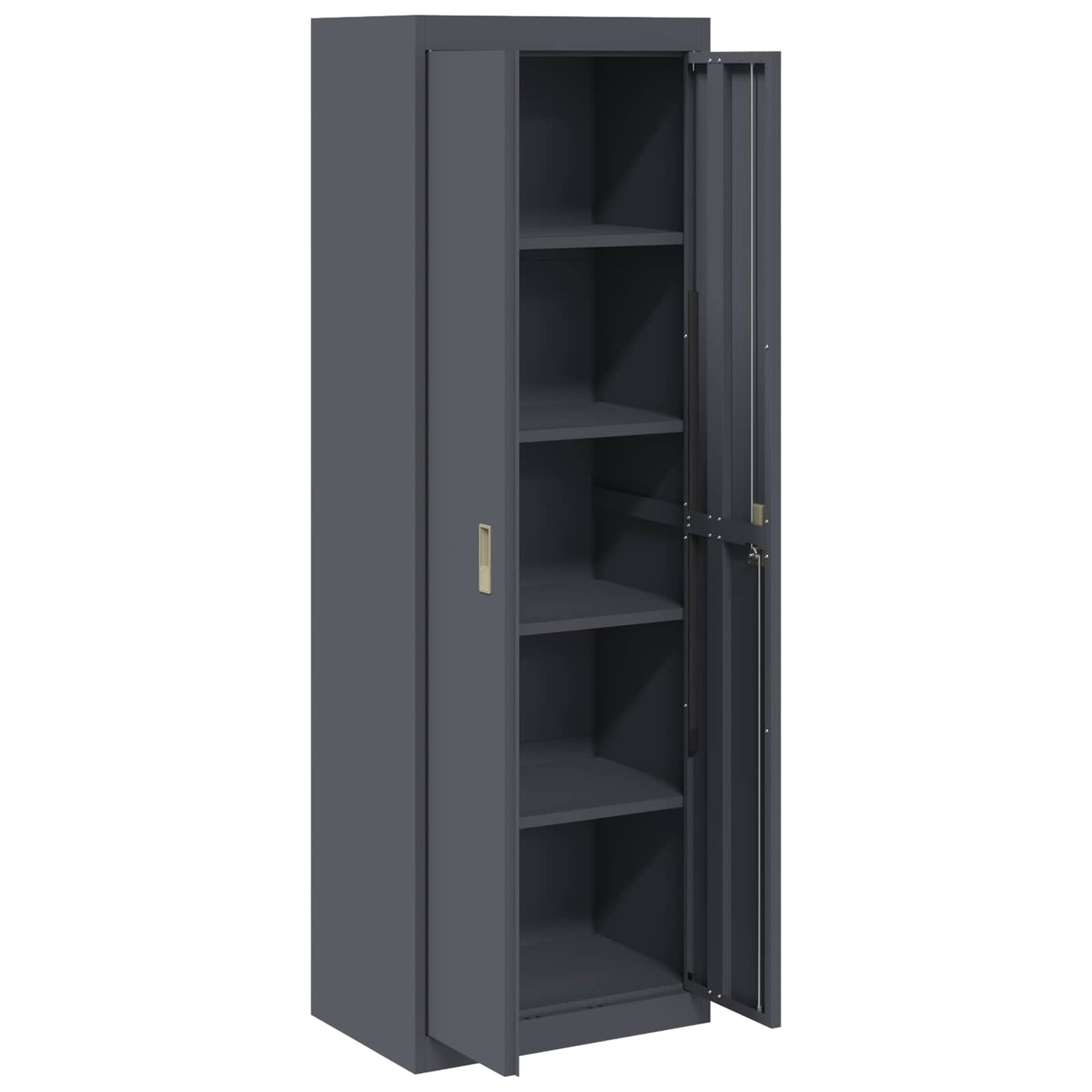 Armadio Antracite 60 x 40 x 180 cm Acciaio