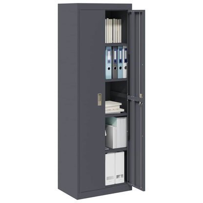 Armadio Antracite 60 x 40 x 180 cm Acciaio