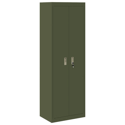 Armadio Verde oliva 60 x 40 x 180 cm Acciaio
