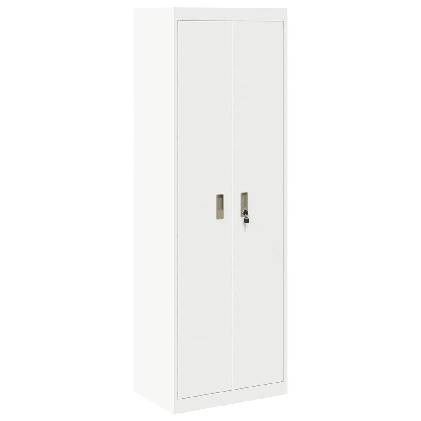 Armadio Bianco 60 x 40 x 180 cm Acciaio