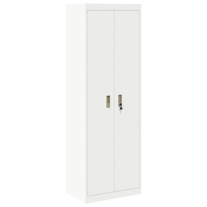 Armadio Bianco 60 x 40 x 180 cm Acciaio