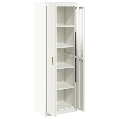 Armadio Bianco 60 x 40 x 180 cm Acciaio